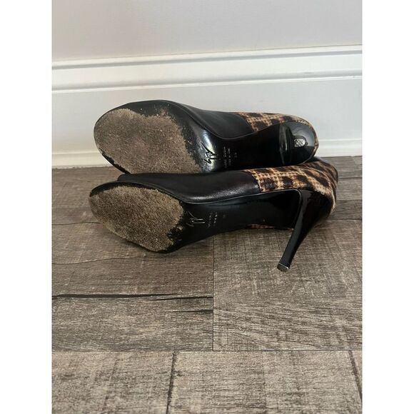 Giuseppe Zanotti cheetah leather bootie heels - Picture 4 of 5